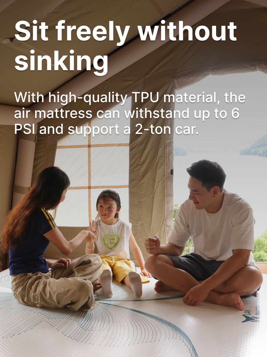 Air Mattress 10cm High – Innovative Comfort & Support with DWF & TPU