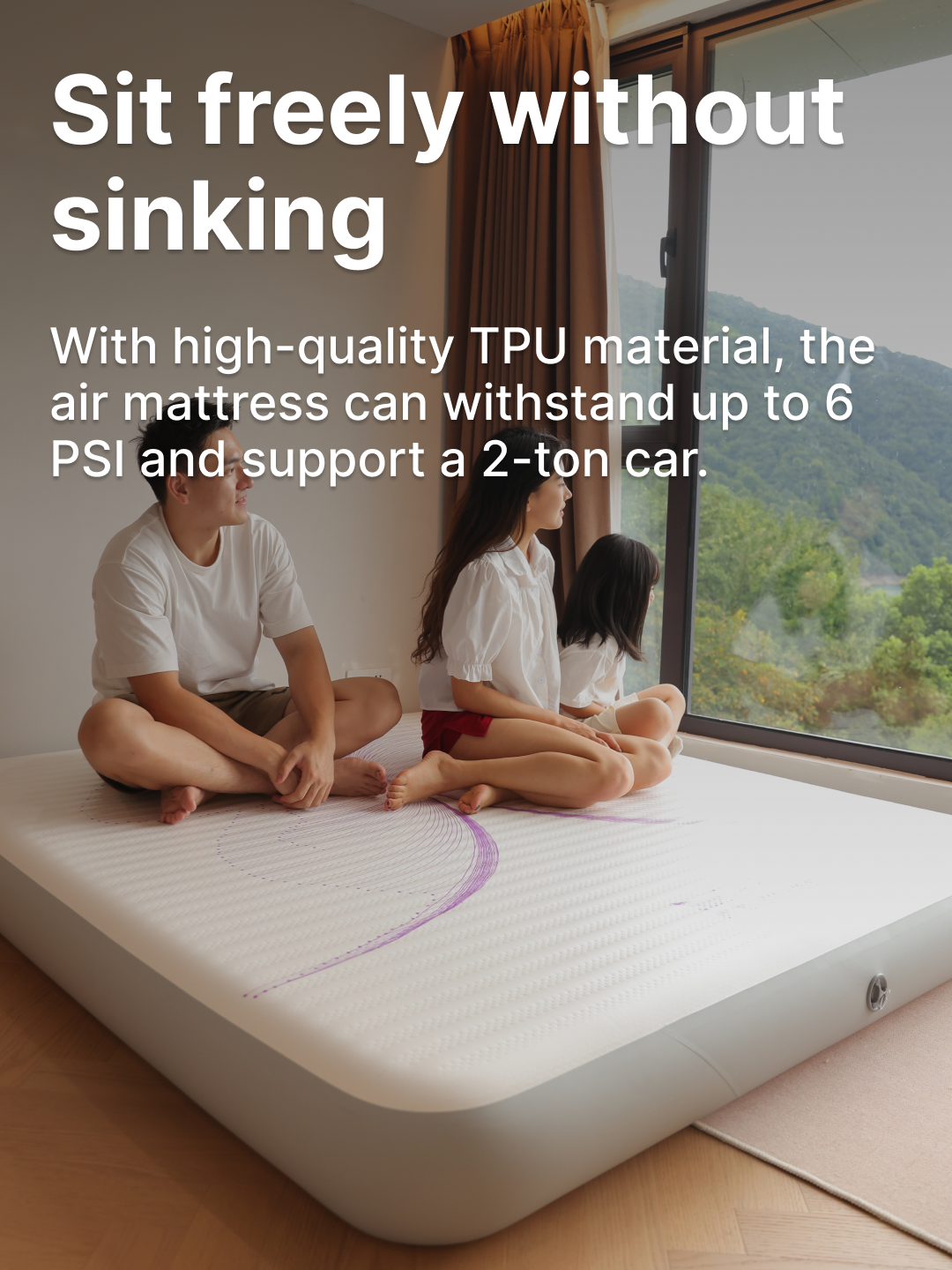 Air Mattress 20cm High – Innovative Comfort & Support with DWF & TPU