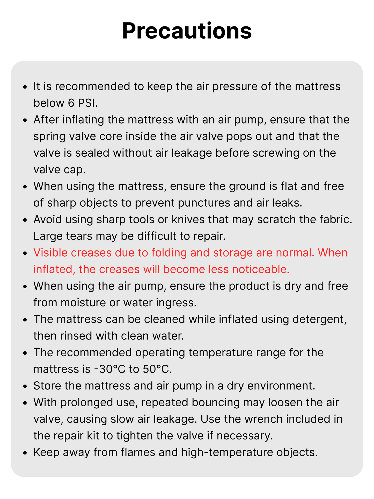 Air Mattress 10cm High – Innovative Comfort & Support with DWF & TPU