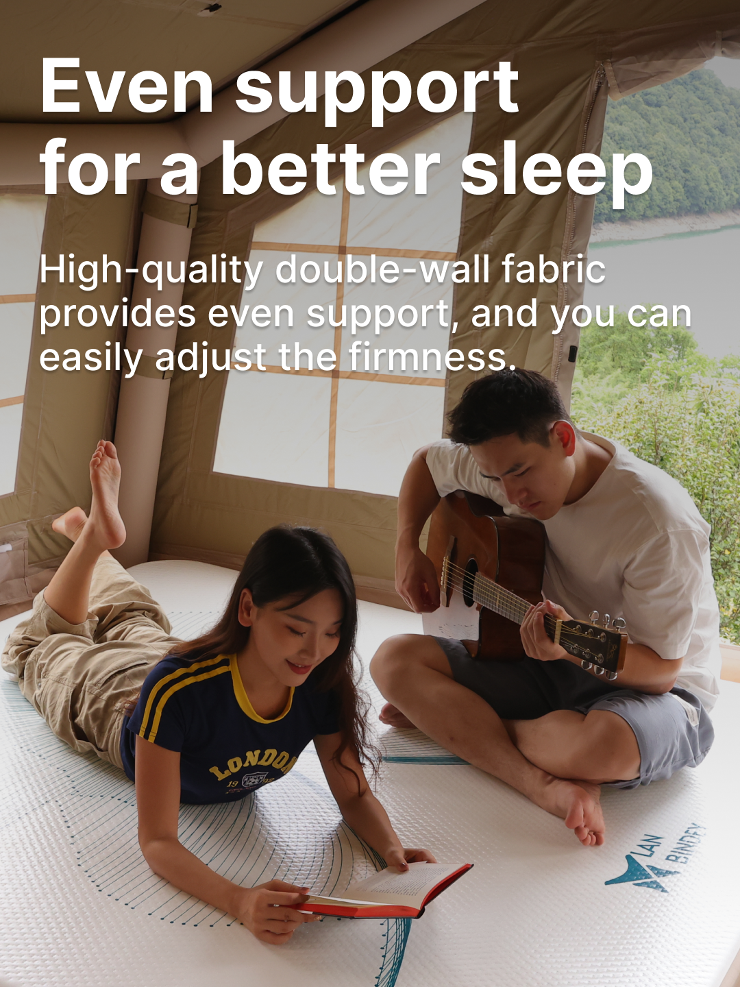 Air Mattress 10cm High – Innovative Comfort & Support with DWF & TPU